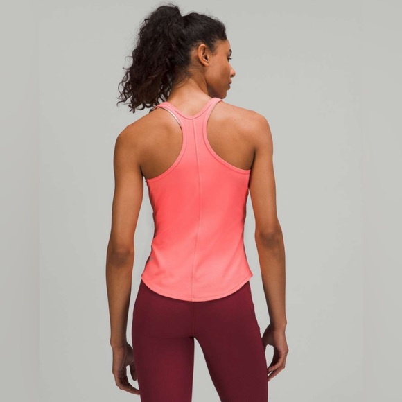 Lululemon Base Pace Ribbed Tank Top - Raspberry Cream - Picture 2 of 12